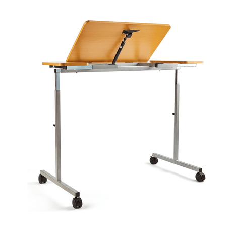 Sengebord med brede ben