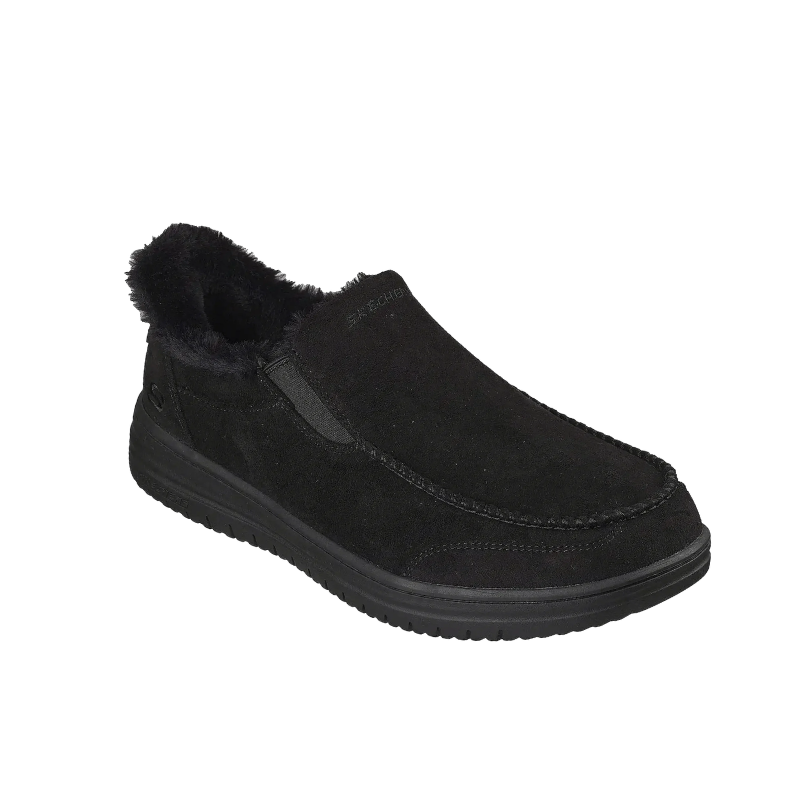 Skechers slip-in herrehjemmesko - Sort