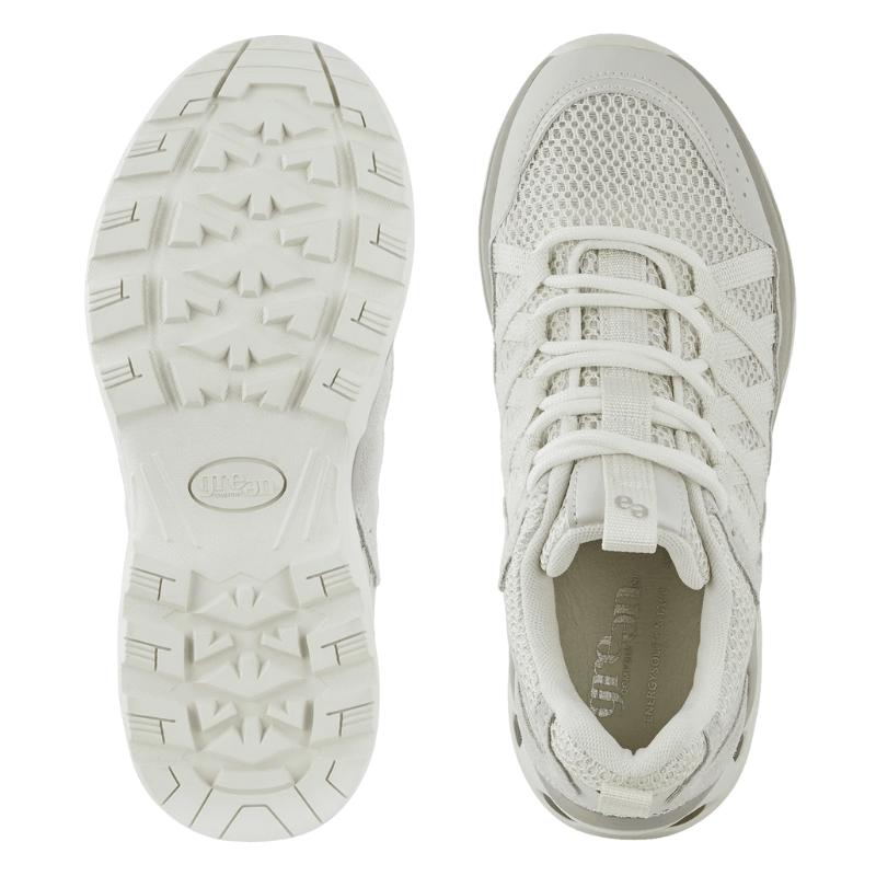 Green Comfort damesneaker - Hvid