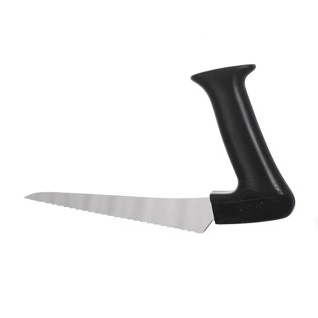 Universalkniv med bølget skær