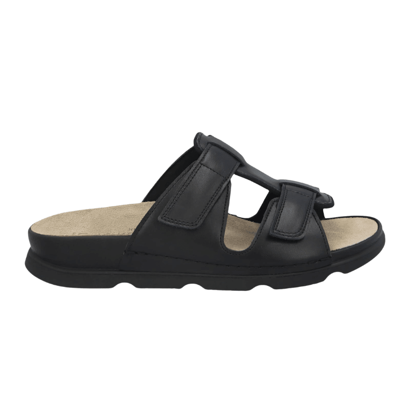 Berkemann dameslipper - Sort læder