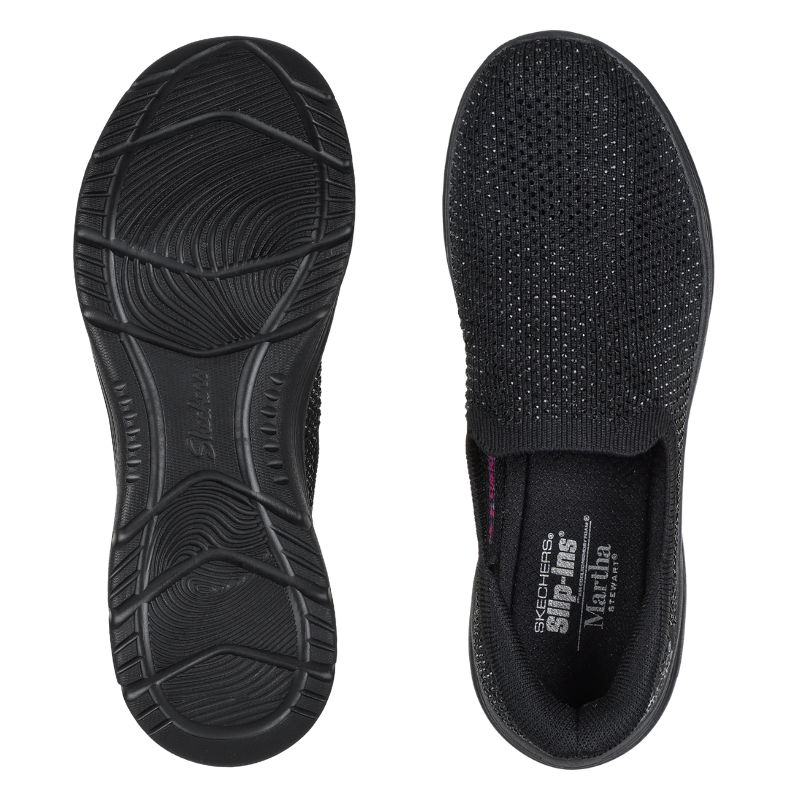 Skechers slip-in damesko - Sort