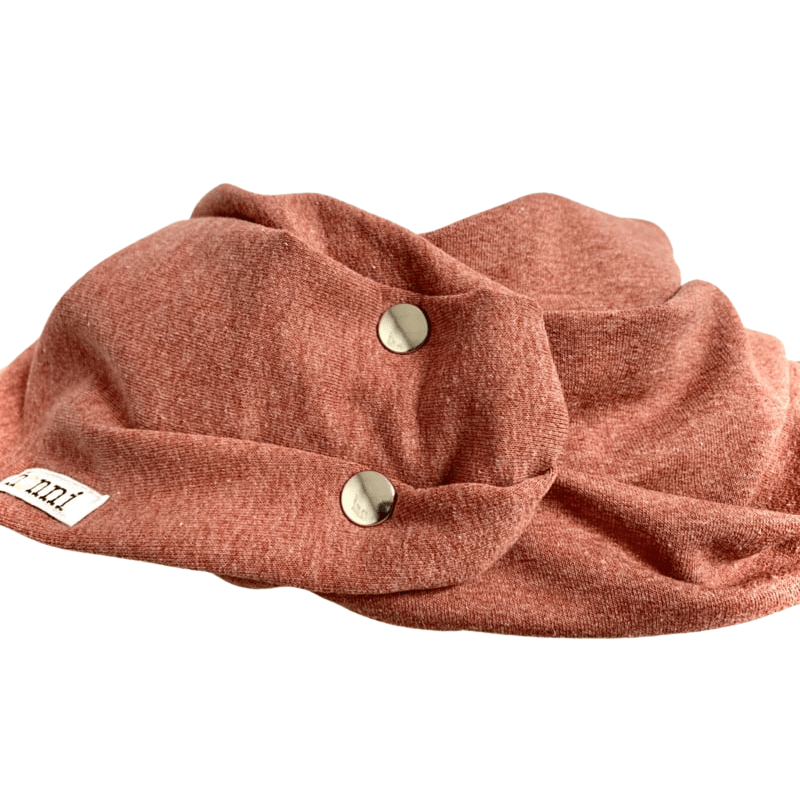 Honni tørklæde / Hagesmæk - Terracotta