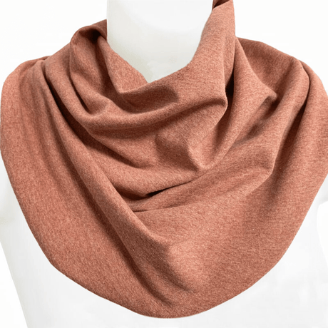 Honni tørklæde / Hagesmæk - Terracotta