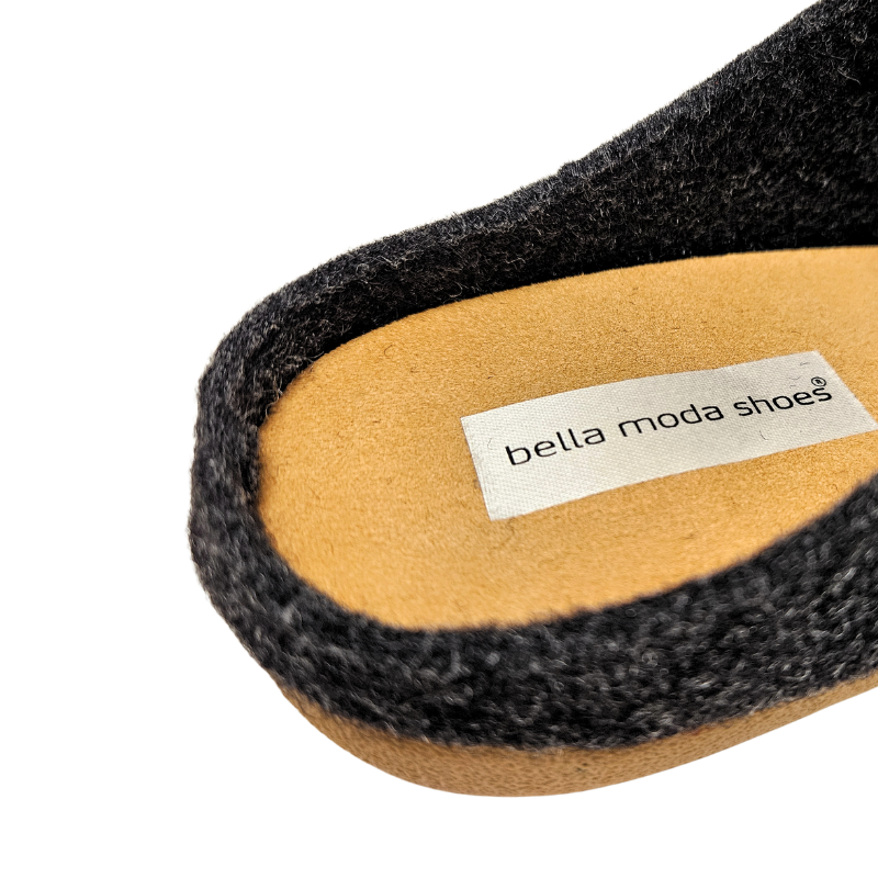 Bella Moda damehjemmesko - Antracit