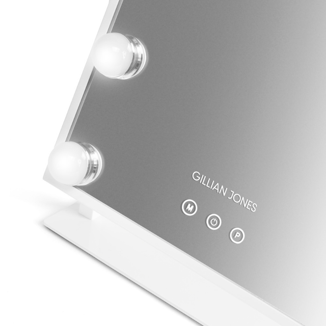 Makeup - spejl med tonet lys - Hvid