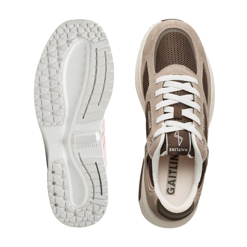 Gaitline Nova Lite damesneaker - Brun - Seniorshop