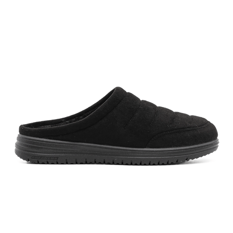 Skechers foret herreslipper - Sort