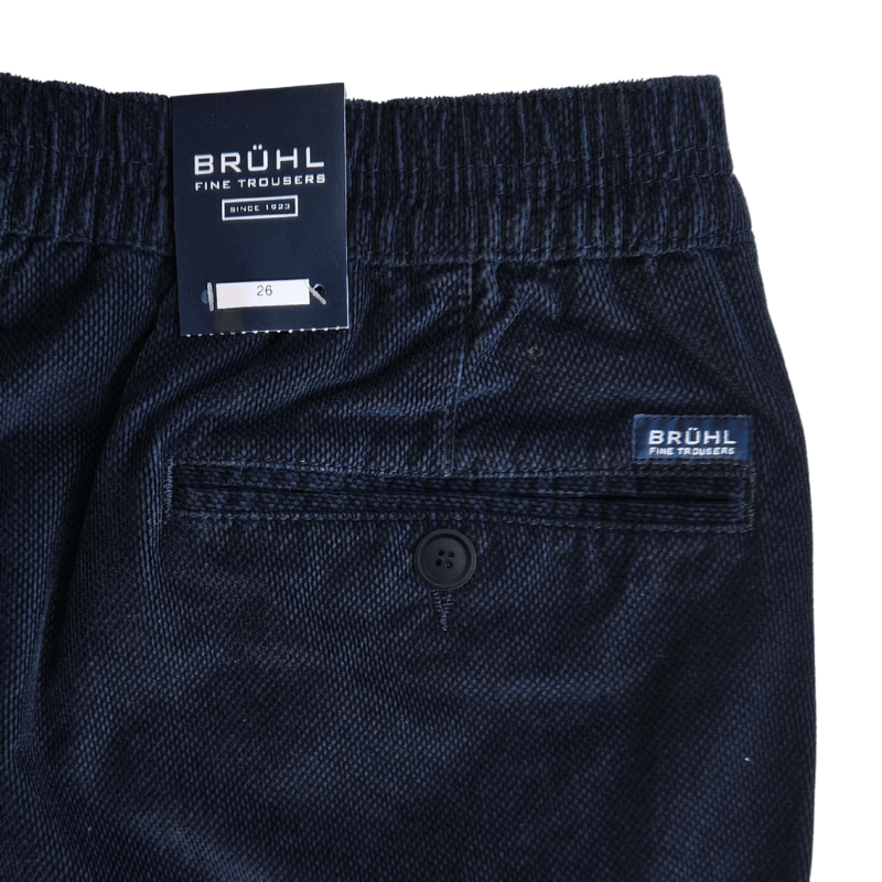 Bløde bukser med elastikkant - Navy