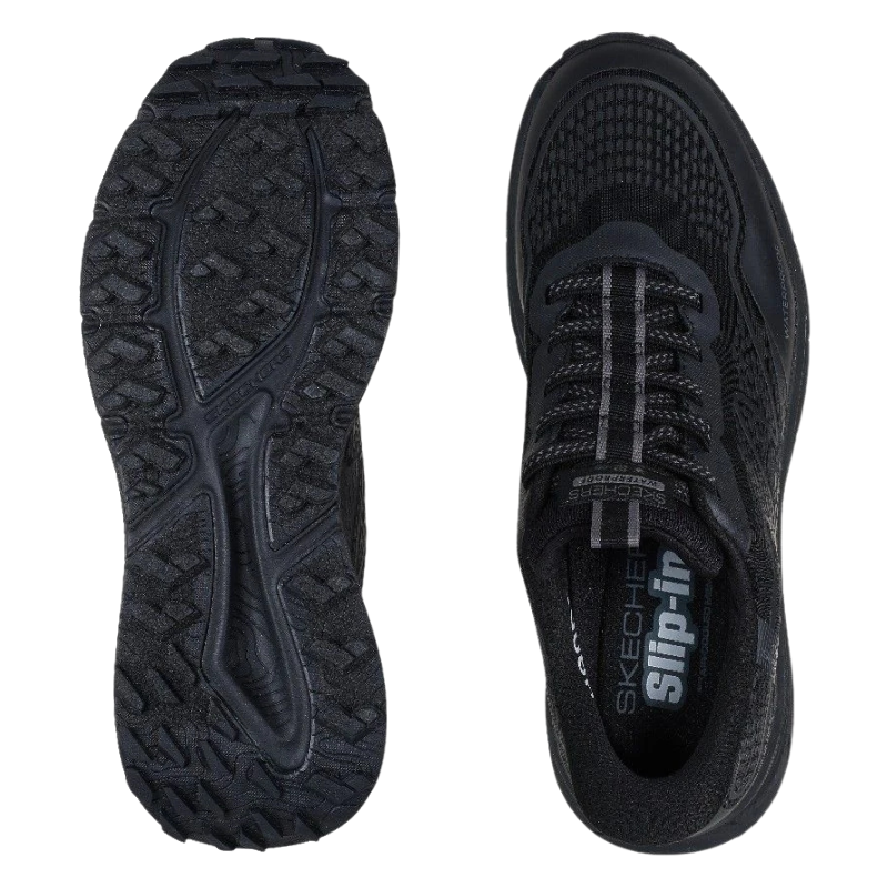 Skechers vandtæt herresneaker - Sort