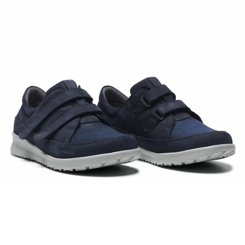 New Feet damesko med velcro - Mørkeblå