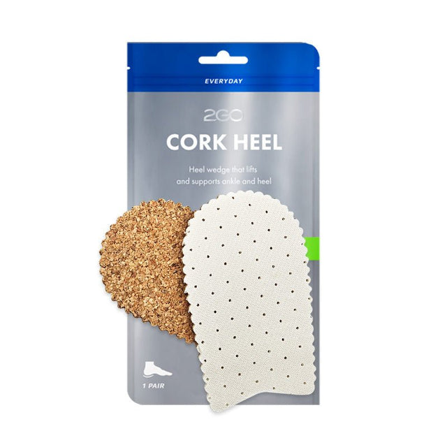 Hælindlæg / hælkile i kork - Seniorshop