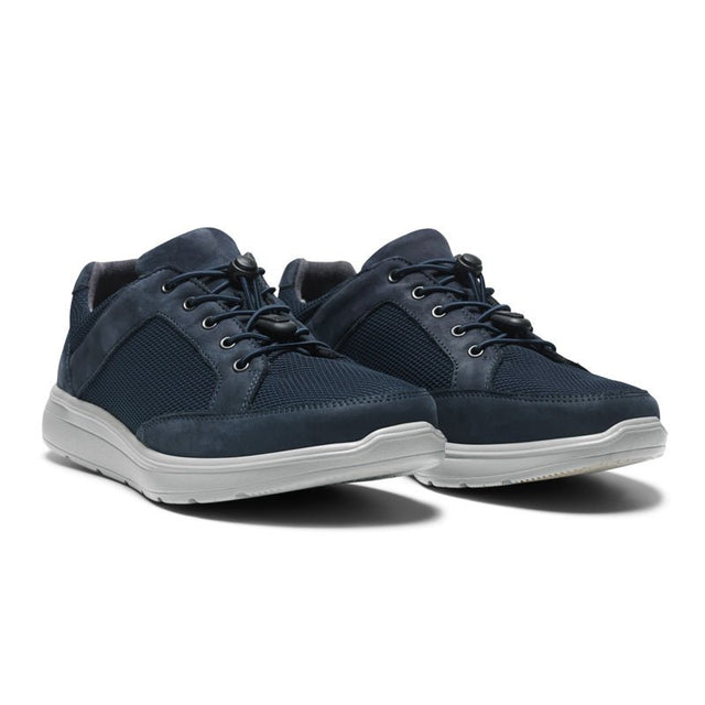 Sporty herresko, Blå, New Feet - Seniorshop