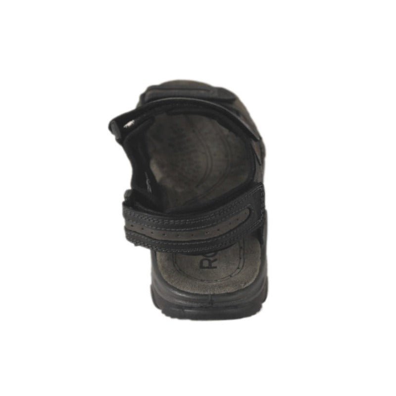 Rohde fleksibel herresandal - Sort - Seniorshop