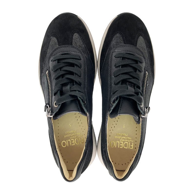 Fidelio damesneaker - Sort - Seniorshop
