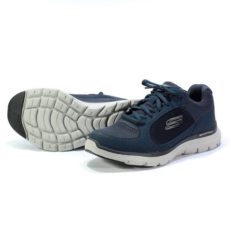 Skechers vandtæt herresneaker - Blå - Seniorshop