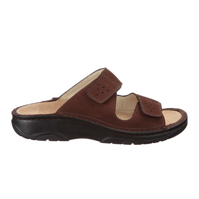 Berkemann herresandal i nubuck - Brun - Seniorshop