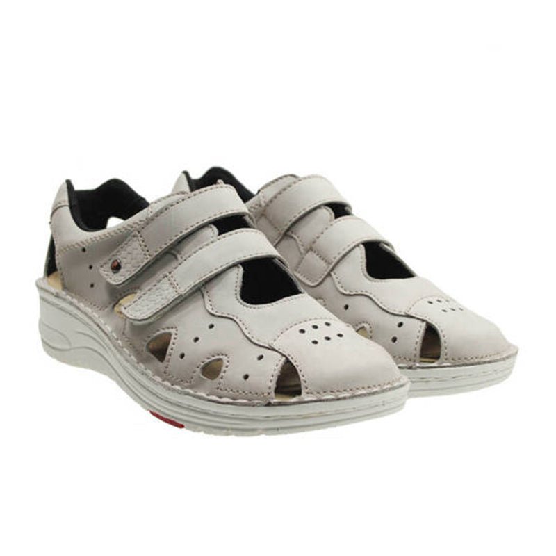 Berkemann lukket damesandal - Grå - Seniorshop