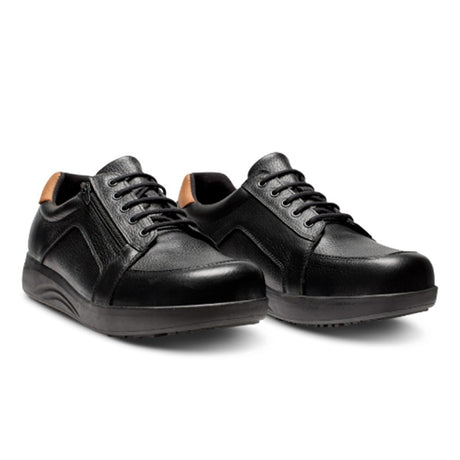 New Feet bred herresko - Sort læder - Seniorshop