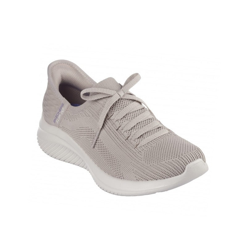 Skechers slip - in damesneaker - Beige - Seniorshop