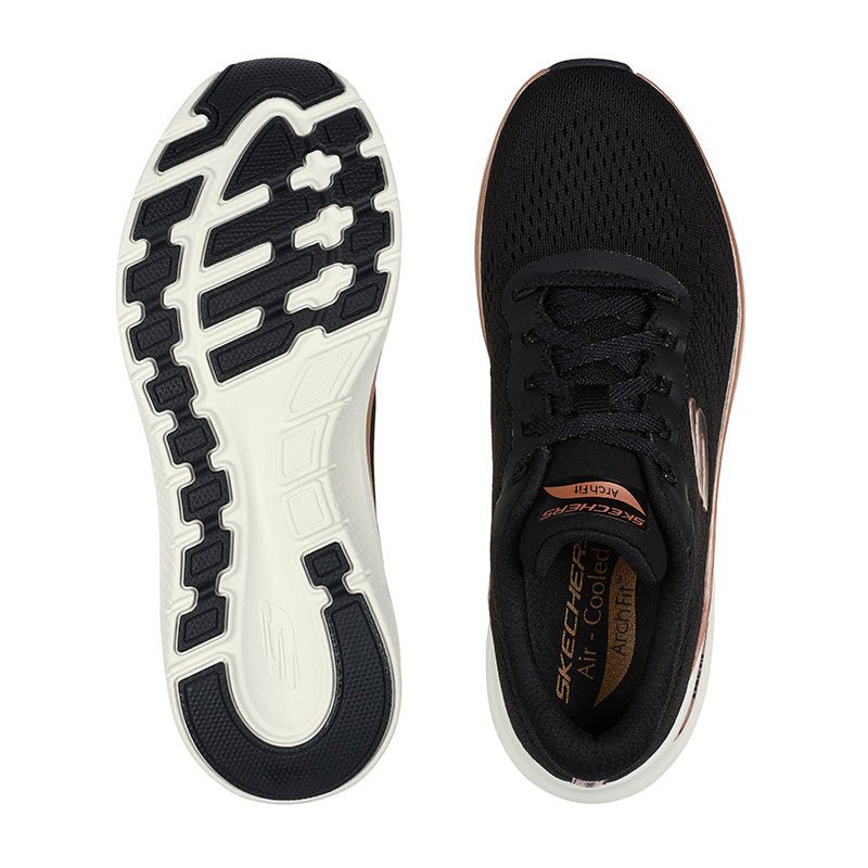 Skechers let damesneaker - Sort - Seniorshop