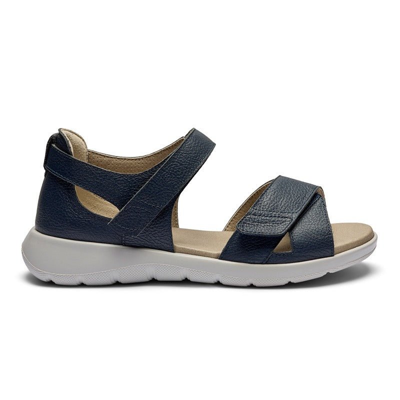 New Feetdamesandal - Mørkeblå - Seniorshop