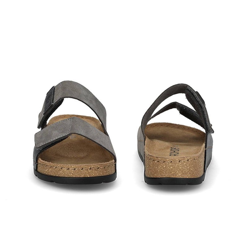 Rohde dameslipper - Metallic grå - Seniorshop