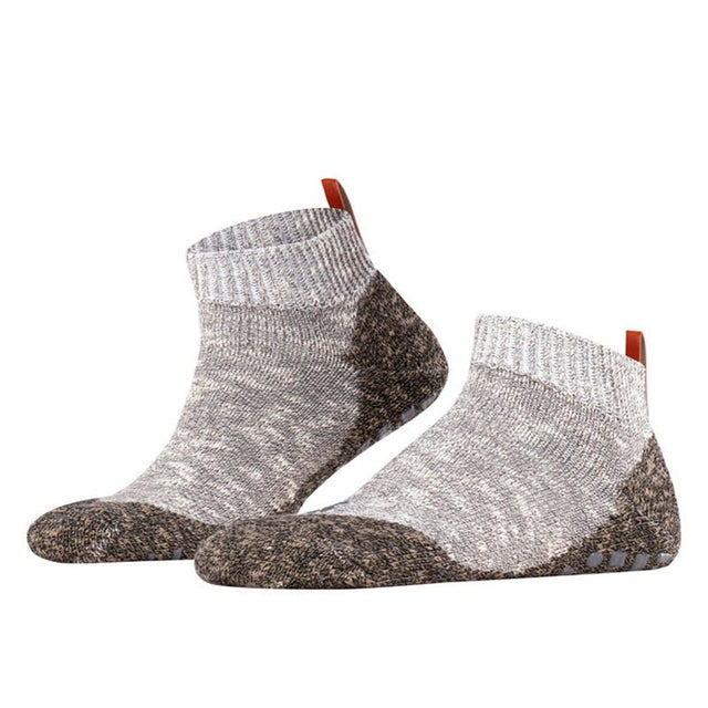 Homepads skridsikre herrestrømper - Lys grå - Seniorshop