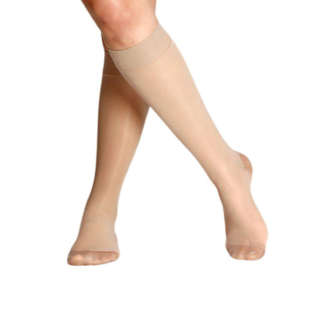 Delilah knæ - og støttestrømpe 70 - Beige - Seniorshop