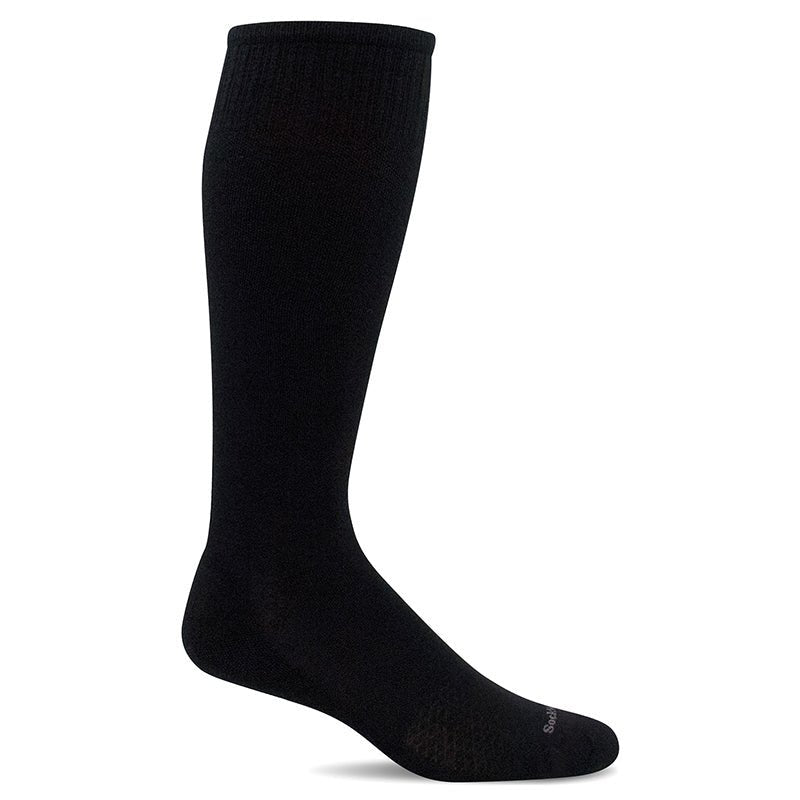 Støttestrømpe til herrer - Featherweight Black - Seniorshop