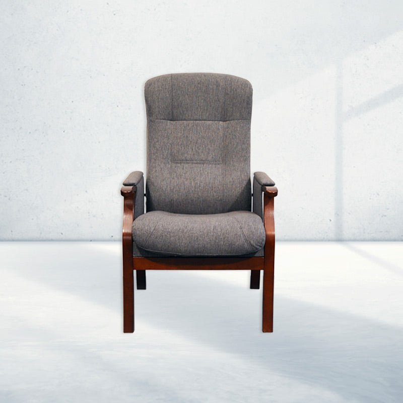 Lena hvilestol med skammel - Grå - Seniorshop