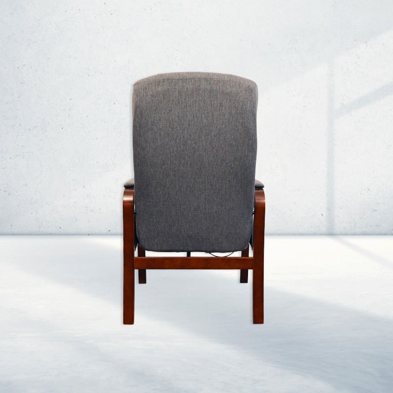 Lena hvilestol med skammel - Grå - Seniorshop