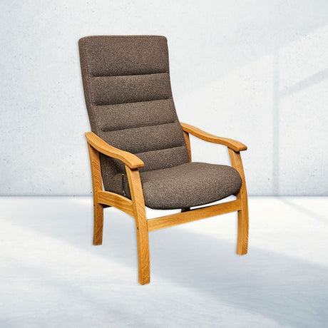 Hanstholm Plus hvilestol str. Medium - Brun - Seniorshop