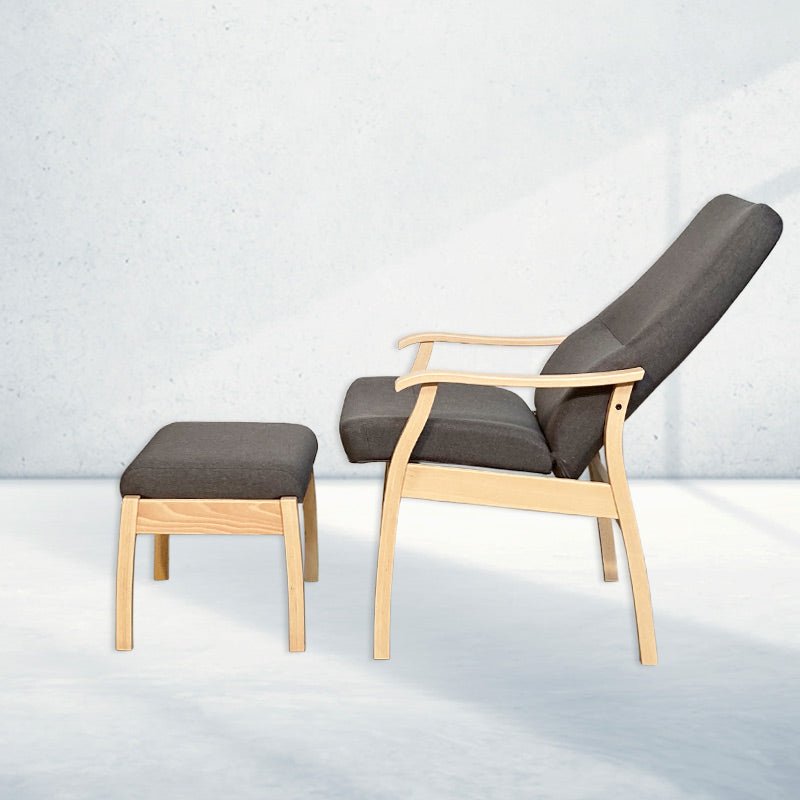 Farstrup 5610 hvilestol - Mørkegrå - Seniorshop