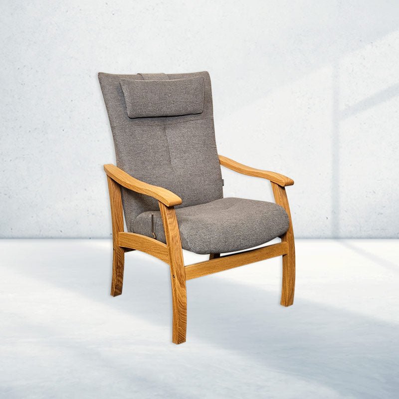 Blokhus Plus hvilestol str. Medium - Grå - Seniorshop