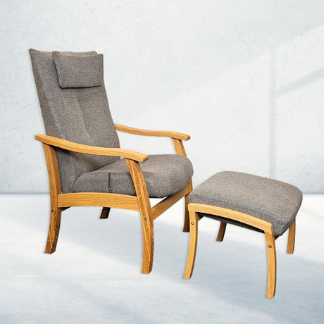 Blokhus Plus hvilestol str. Medium - Grå - Seniorshop