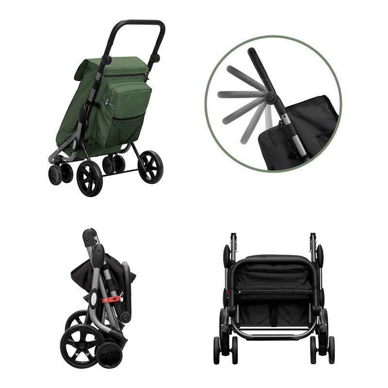 Go up Original indkøbsvogn - Grøn - Seniorshop