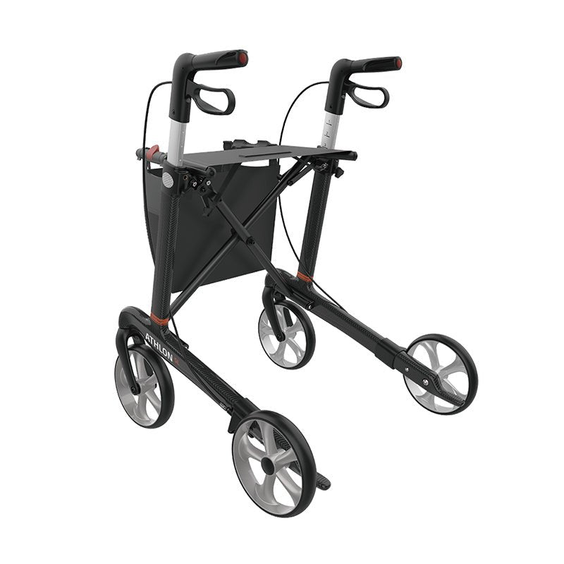 Athlon SL Rollator *SUPER LET* - Sort - Seniorshop