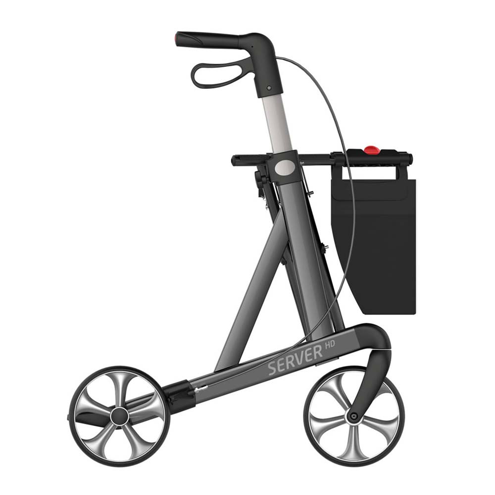 Server HD rollator - bredt sæde - Seniorshop