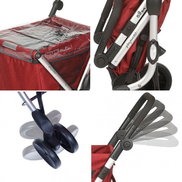 We Go indkøbsvogn - Grå - Seniorshop