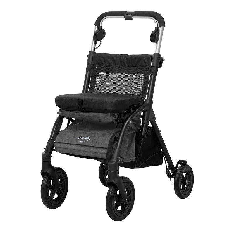 R05 indkøbsvogn med sæde - Blå - Seniorshop