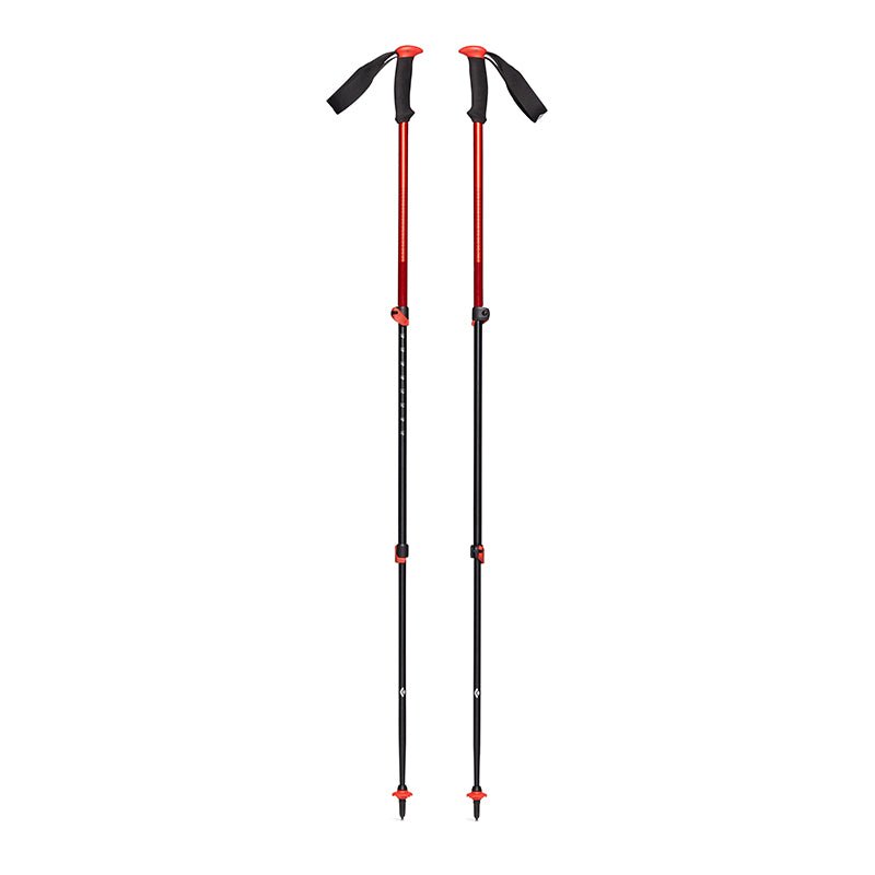 Trail Sport Vandrestave - Sort/rød - Seniorshop
