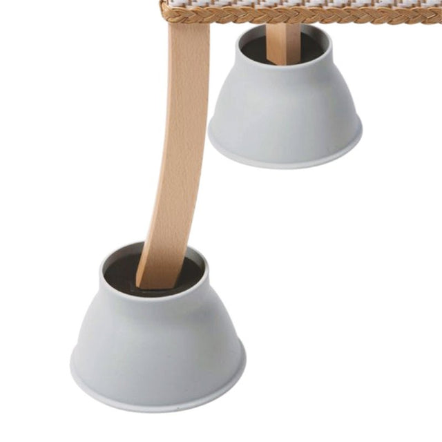 Møbelforhøjer i plast, 9 cm - 4 stk. - Seniorshop