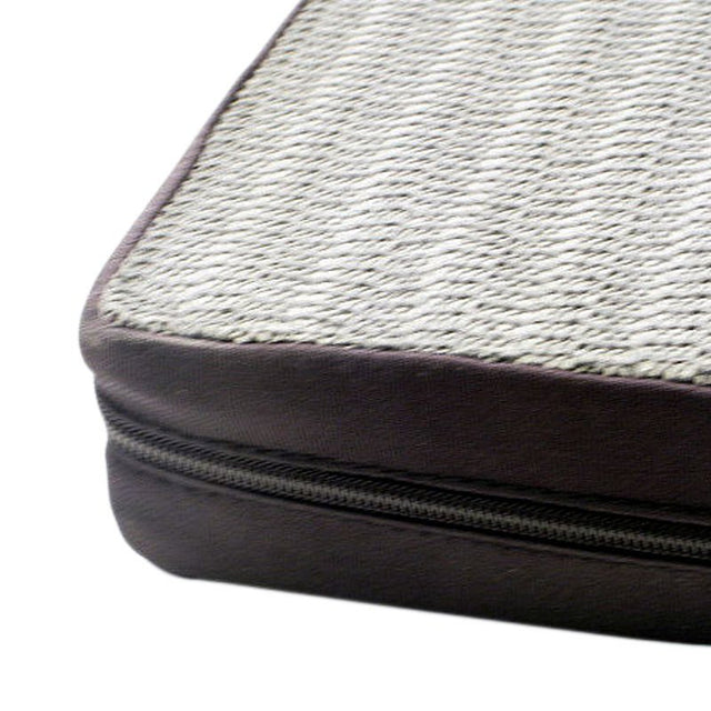 Siddepude med sort betræk - 45x43x5cm - Seniorshop