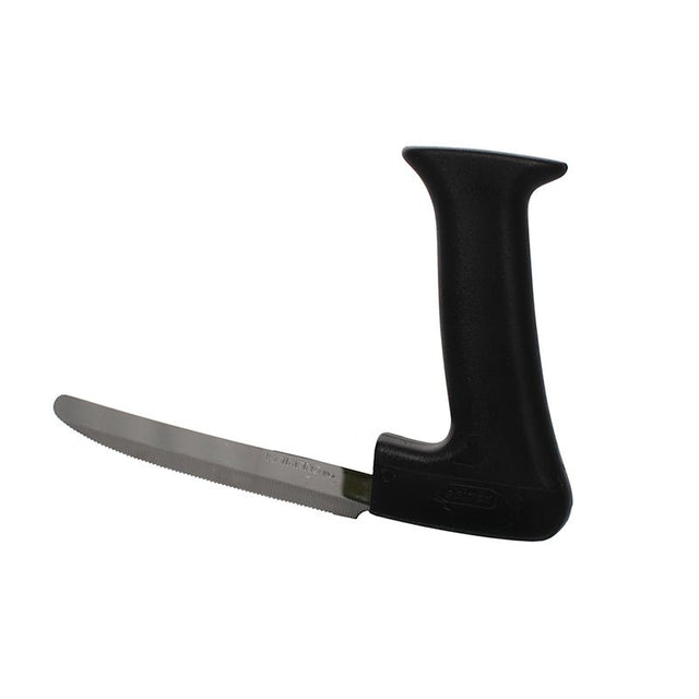 Ergonomisk grøntsagskniv med takker - Seniorshop