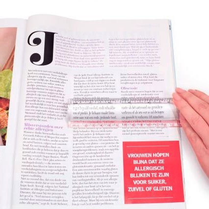 Lup - lineal - 2x forstørrelse - Seniorshop