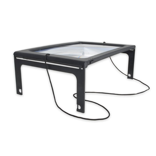 Bordlup med ben og lys - 3x forstørrelse - Seniorshop