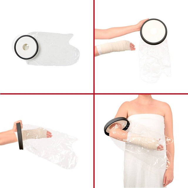 Badeovertræk til bandage/gips - Underarm - Seniorshop