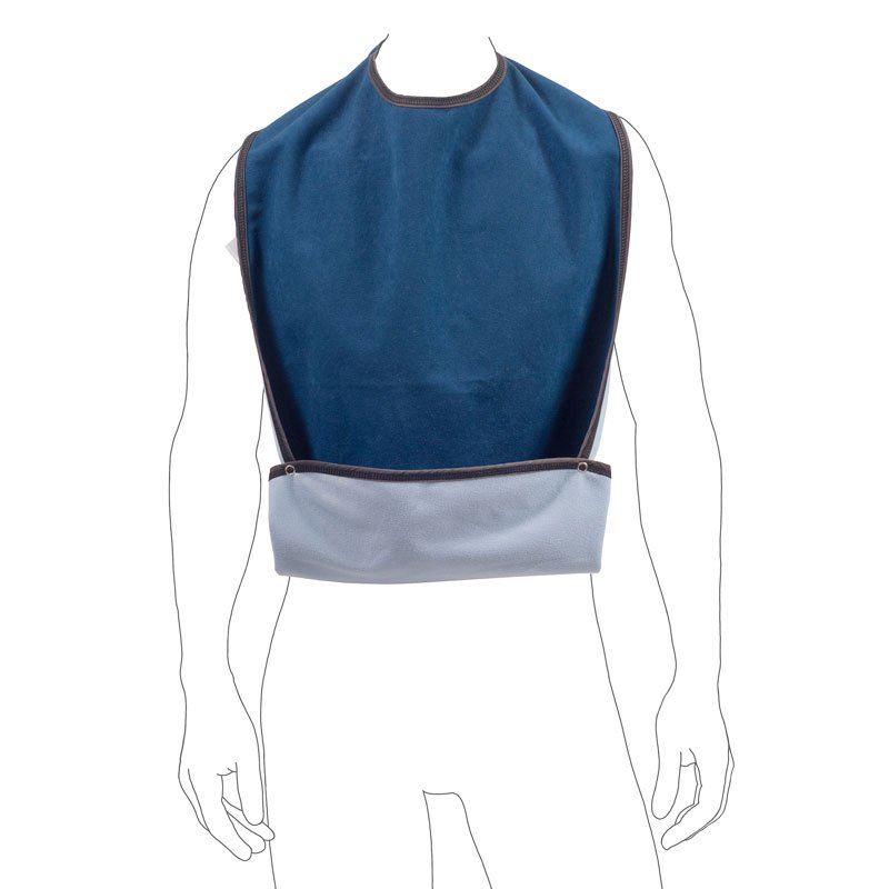 Spisestykke Velour - Blå - Seniorshop