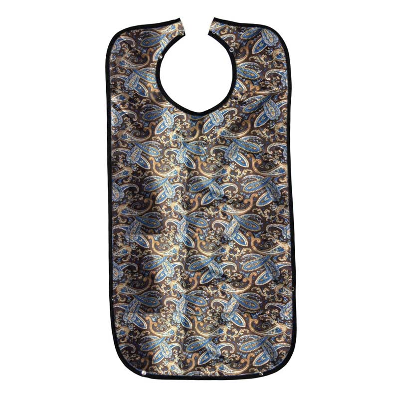 Spisestykke - Brunt/Blåt mønster - Seniorshop